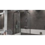 FUNY 80 Clear Sprchová zástěna čtvrtkruhová