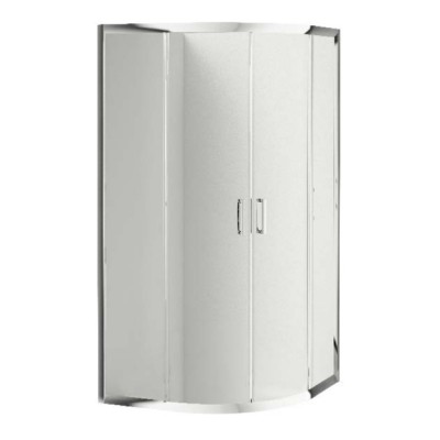 FUNY 90/170 Frost Sprchová zástěna čtvrtkruhová nízká