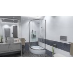 FUNY 80 ANDA Sprchový kout s vyšší vaničkou