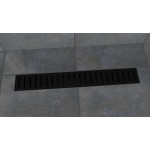 L-DRAINWELL 60 Black Odtokový podlahový žlab, žebřík