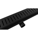 L-DRAINWELL 60 Black Odtokový podlahový žlab, žebřík
