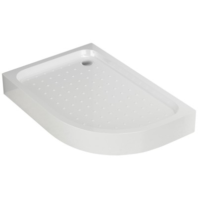 LOR 100x80 Levá Sprchová vanička asymetrická, akrylát