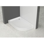 LOR 120x80 Levá Sprchová vanička asymetrická, akrylát