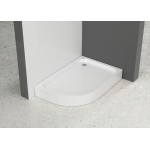 LOR 120x80 Pravá Sprchová vanička asymetrická, akrylát