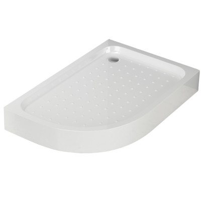 LOR 120x80 Pravá Sprchová vanička asymetrická, akrylát