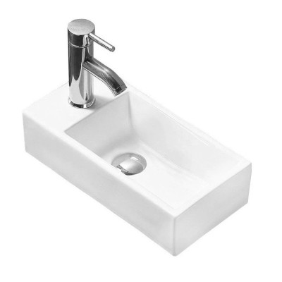 ZENI umyvadlo na desku pravé 45 x 25 cm