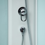 MILD 80 WHITE Sprchový box čtvrtkruhový s akrylátovou vaničkou a sedátkem