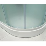 MILD 90 WHITE Sprchový box čtvrtkruhový s akrylátovou vaničkou