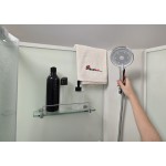 MILD AS-Levý 100x80 WHITE Sprchový box asymetrický s nízkou akrylátovou vaničkou