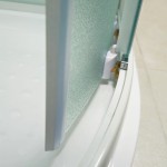 MILD AS-Pravý 100x80 WHITE Sprchový box asymetrický s akrylátovou vaničkou a sedátkem