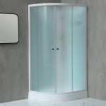 MILD AS-Pravý 100x80 WHITE Sprchový box asymetrický s nízkou akrylátovou vaničkou