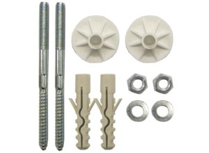 Umyvadlové šrouby - sada M8×120 bílá