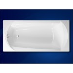 EBONY 170×75 Vana obdélníková s podporou