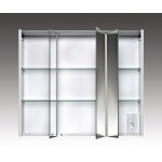 ARBO Zrcadlová skříńka - bílá/bílá