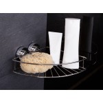 12020000 Police rohová nerezová - chrom, š. 249 mm, v. 94 mm, hl. 249 mm