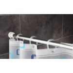 Kroužky ke sprchovému závěsu - transparent 49300