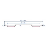 NEW-GG 35-55 Chrom Vzpěra teleskopická