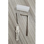 NEW-WG 25 White Vzpěra rohová pevná