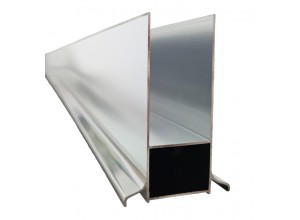 NEW - Rozšiřující profil 4 cm - chrom (Alfa, Beta)