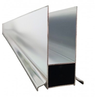 NEW - Rozšiřující profil 4 cm - chrom (Alfa, Beta)