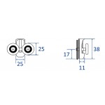 Celokovové pojezdové kolečko NEW - horní