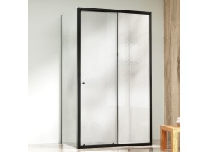 NICOL COMBI II Black 100x100x100 Grape Sprchový kout s posuvnými dveřmi