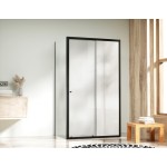 NICOL COMBI II Black 90x100x90 Grape Sprchový kout s posuvnými dveřmi