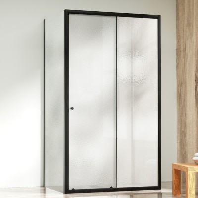 NICOL COMBI II Black 90x100x90 Grape Sprchový kout s posuvnými dveřmi