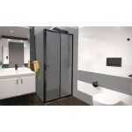NICOL COMBI Black 100x90 grape Sprchový kout s posuvnými dveřmi