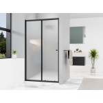 NICOL Black 100 grape Sprchové posuvné dveře do niky černé