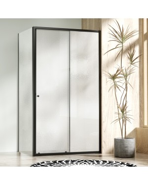 NICOL COMBI Black 110x70 grape Sprchový kout s posuvnými dveřmi