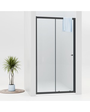 NICOL Black 115 grape Sprchové posuvné dveře do niky černé