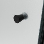 NICOL COMBI II Black 80x120x80 Grape Sprchový kout s posuvnými dveřmi