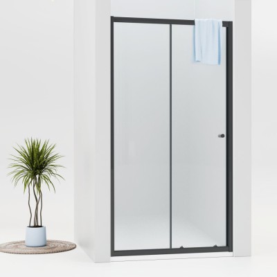 NICOL Black 135 grape Sprchové posuvné dveře do niky černé