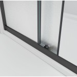 NICOL Black 160 grape Sprchové posuvné dveře do niky černé