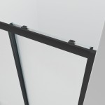 NICOL COMBI Black 90x90 grape Sprchový kout s posuvnými dveřmi