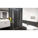 NICOL COMBI Chrom 100x80 grape Sprchový kout s posuvnými dveřmi