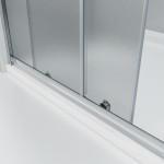 NICOL COMBI II Chrom 80x110x80 Grape Sprchový kout s posuvnými dveřmi