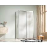 NICOL COMBI II Chrom 80x110x80 Grape Sprchový kout s posuvnými dveřmi