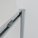 NICOL COMBI II Chrom 80x110x80 Grape Sprchový kout s posuvnými dveřmi