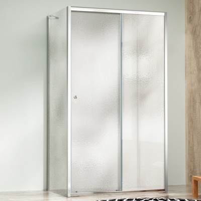 NICOL COMBI II Chrom 80x110x80 Grape Sprchový kout s posuvnými dveřmi