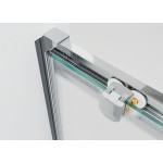 NICOL COMBI II Chrom 80x110x80 Grape Sprchový kout s posuvnými dveřmi