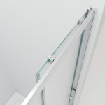 NICOL Chrom 110 grape Sprchové posuvné dveře do niky