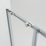 NICOL COMBI Chrom 120x90 čiré Sprchový kout s posuvnými dveřmi