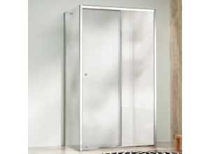 NICOL COMBI II Chrom 80x120x80 Grape Sprchový kout s posuvnými dveřmi