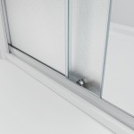 NICOL Chrom 120 grape Sprchové posuvné dveře do niky