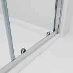 NICOL COMBI Chrom 160x90 čiré Sprchový kout s posuvnými dveřmi