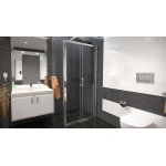 NICOL COMBI 100x90 grape Well sprchová zástěna obdélníková