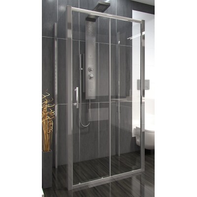 NICOL COMBI II 100x120x100 Clear Well Sprchový kout nástěnný