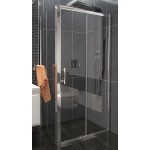 NICOL ROCKY 120x90 čiré Well sprchová zástěna obdélníková s mramorovou vaničkou